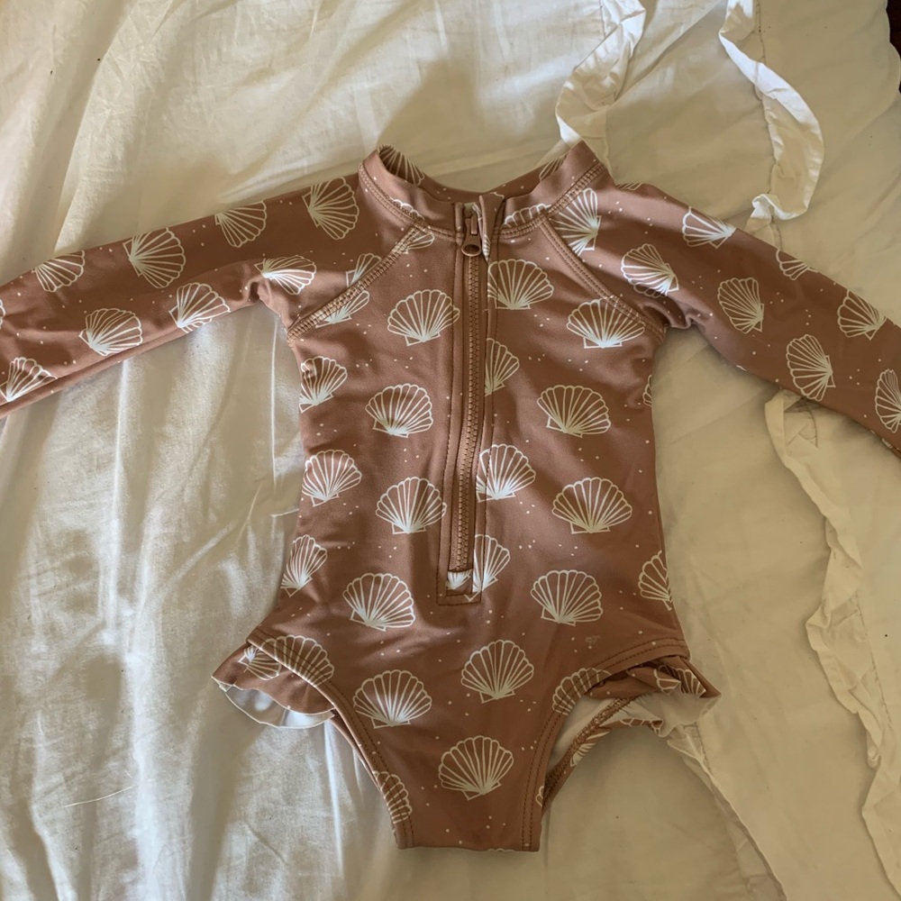 Rylee + Cru one piece rashguard swimsuit